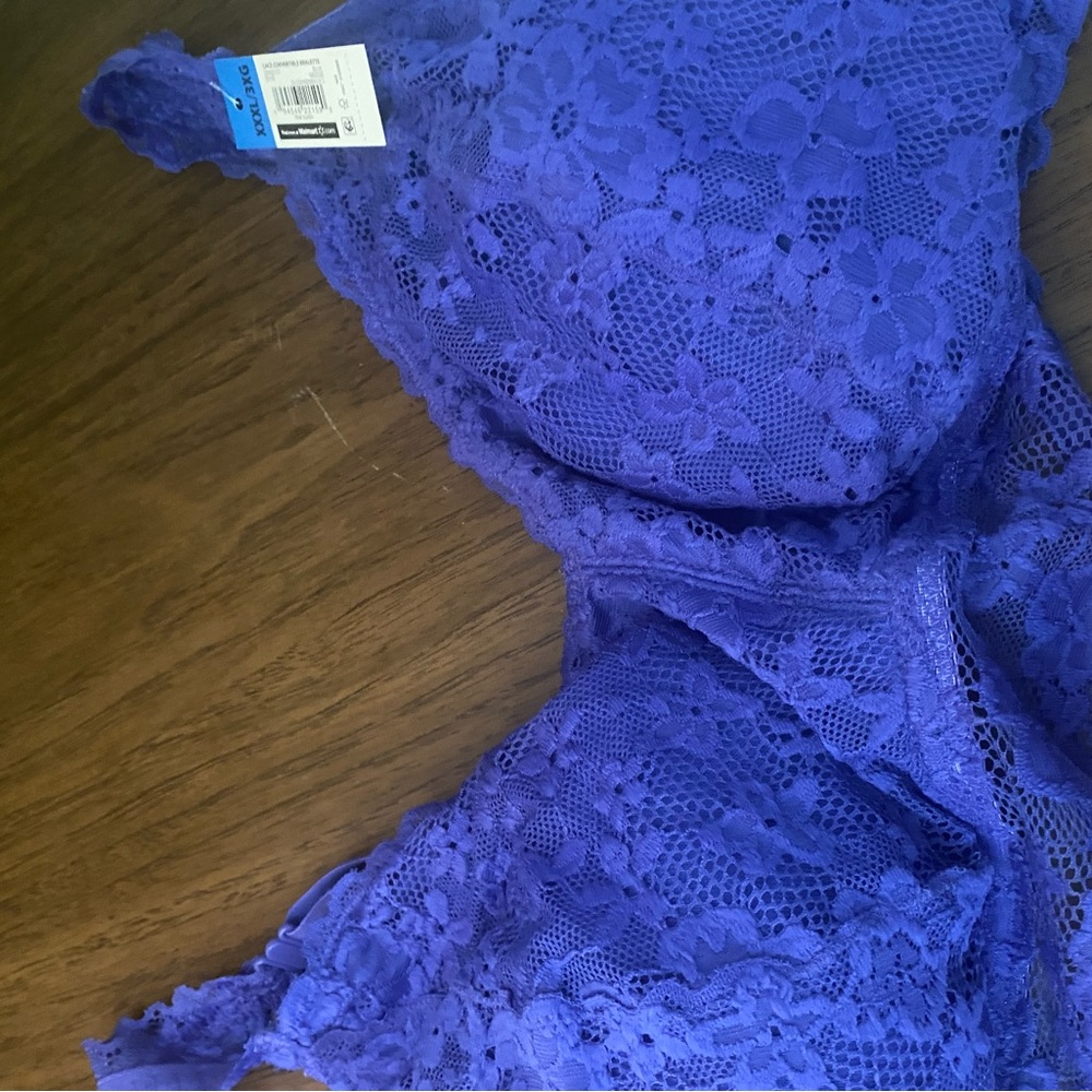 New Womens blue bralette xxxl